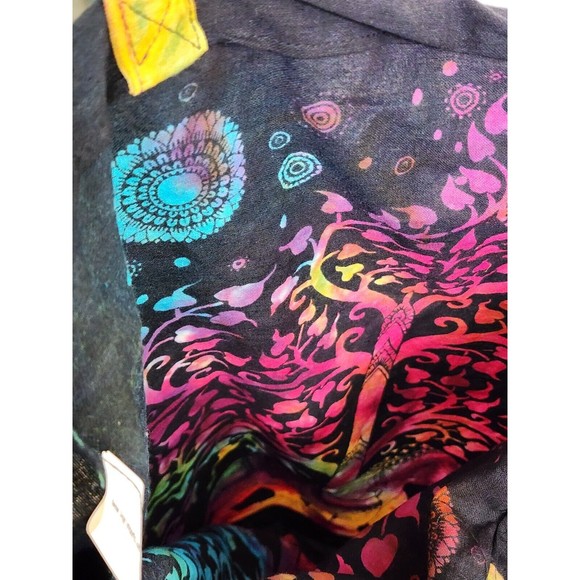 Hippie Boho Cloth Cross Body Bag Purse New Age Batik - Picture 6 of 6